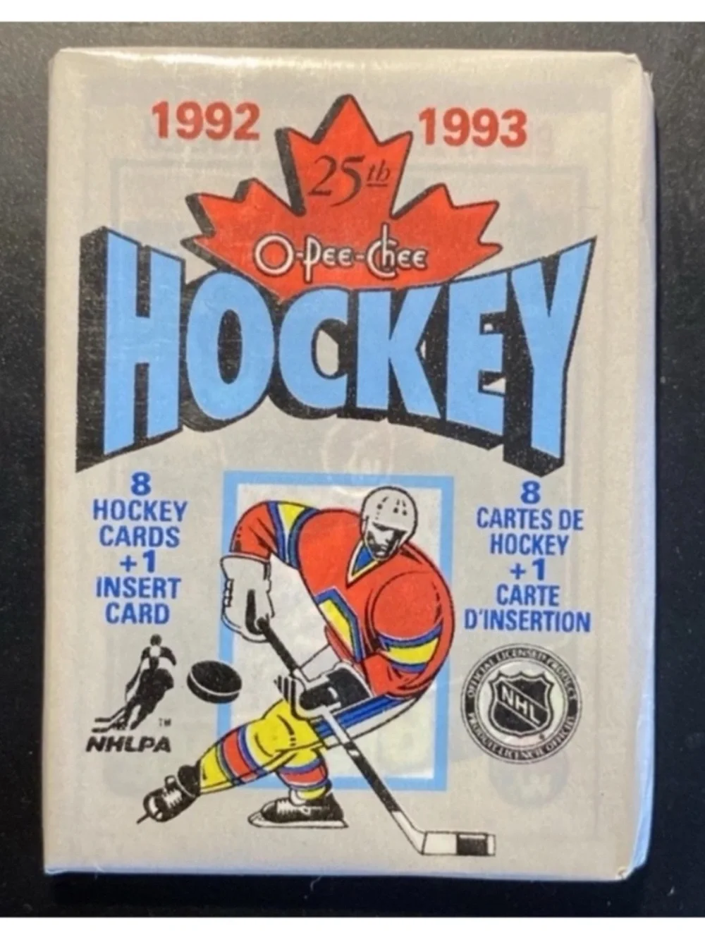 🇨🇦 SALE $3 ✅ OPC 1992/93 25th Anniversary Hockey Card Pack Wayne Gretzky RC ? - Picture 1 of 2